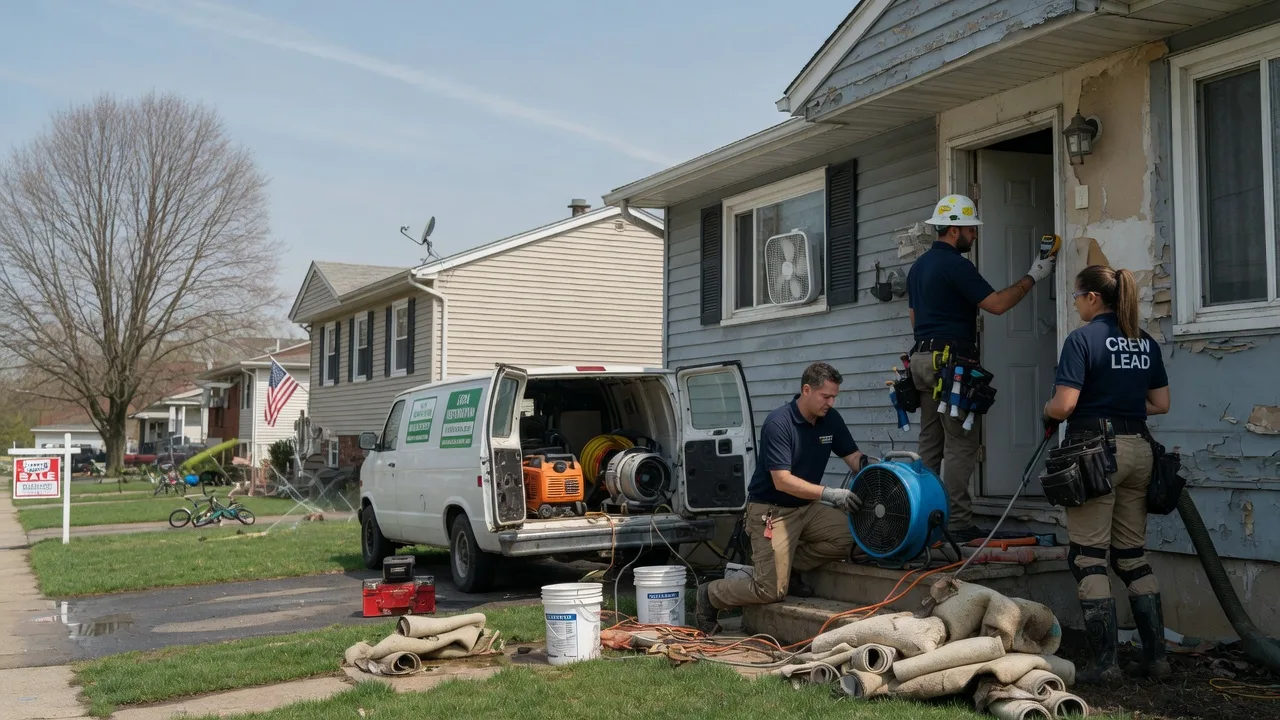 Flood Cleanup in Harrisville, PA near me