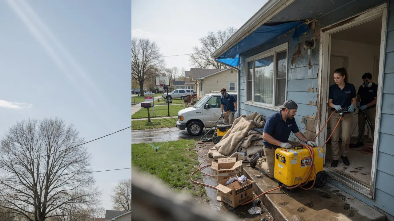 Basement Flood Cleanup in Harrisville, PA near me